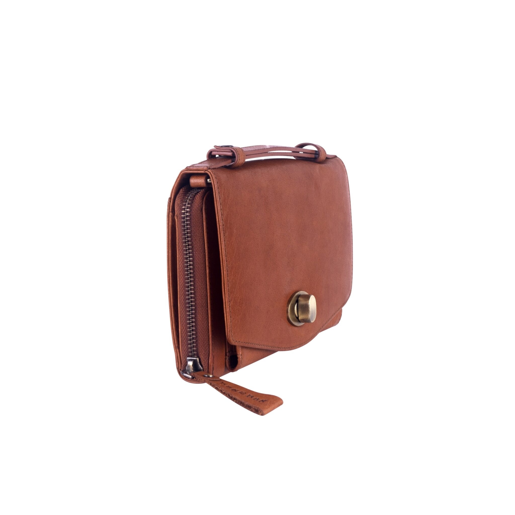BAG2BAG BAG2BAG Napels hand-schoudertas porto cognac