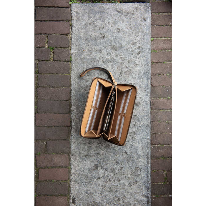 BAG2BAG BAG2BAG Pula clutch-portemonnee camel