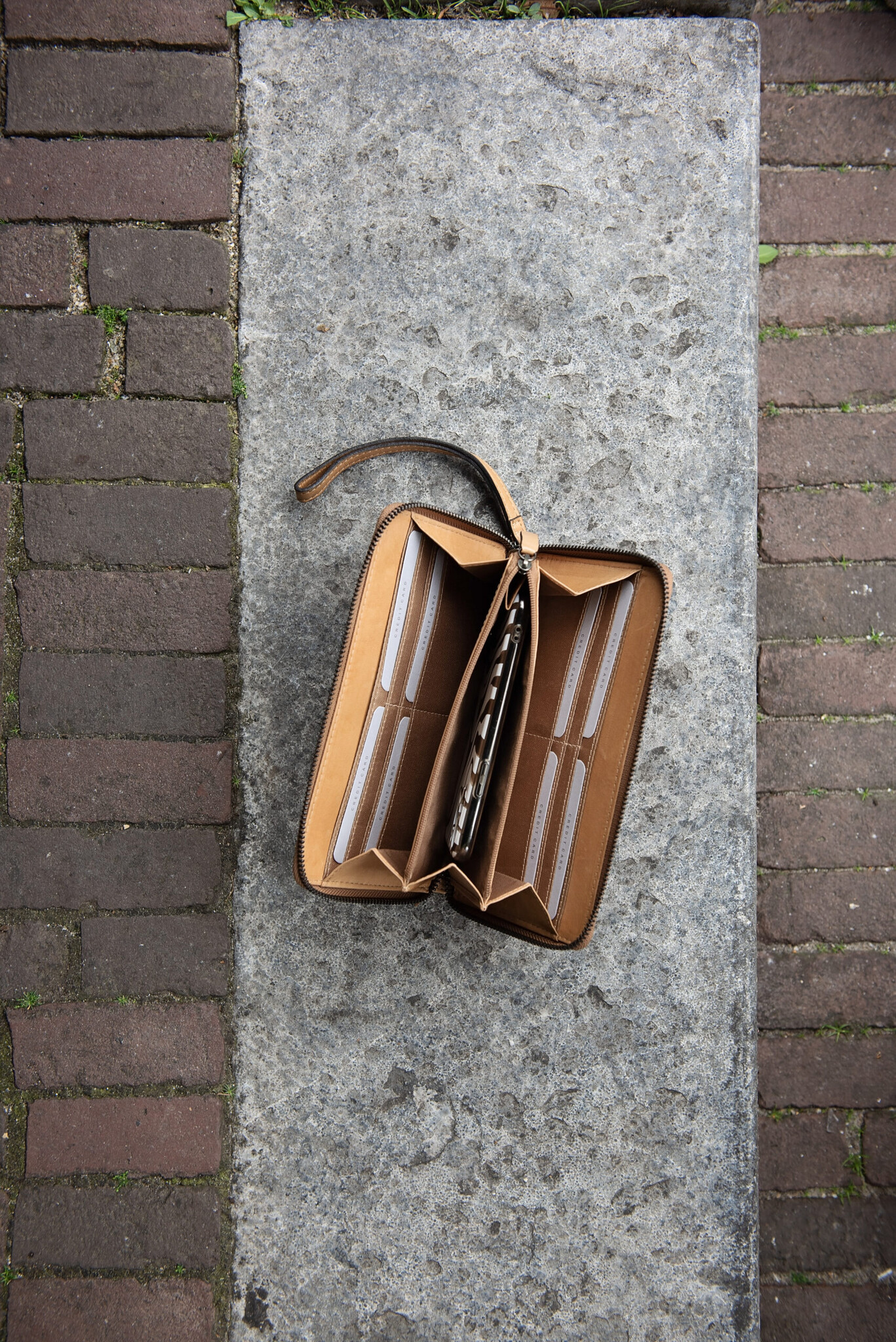 BAG2BAG BAG2BAG Pula clutch-portemonnee camel