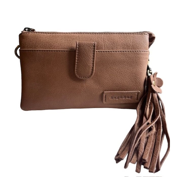 BAG2BAG BAG2BAG Dover schoudertasje camel