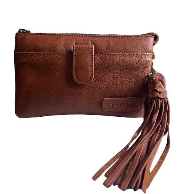 BAG2BAG BAG2BAG Dover schoudertasje porto cognac