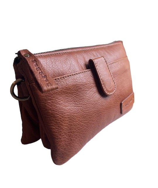 BAG2BAG BAG2BAG Dover schoudertasje porto cognac