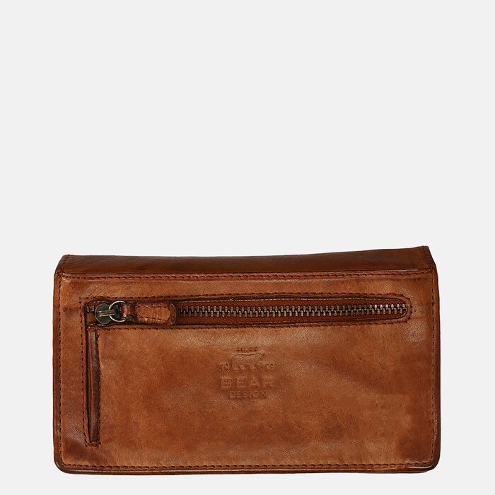 Bear Design Bear Design Emma damesportemonnee cognac