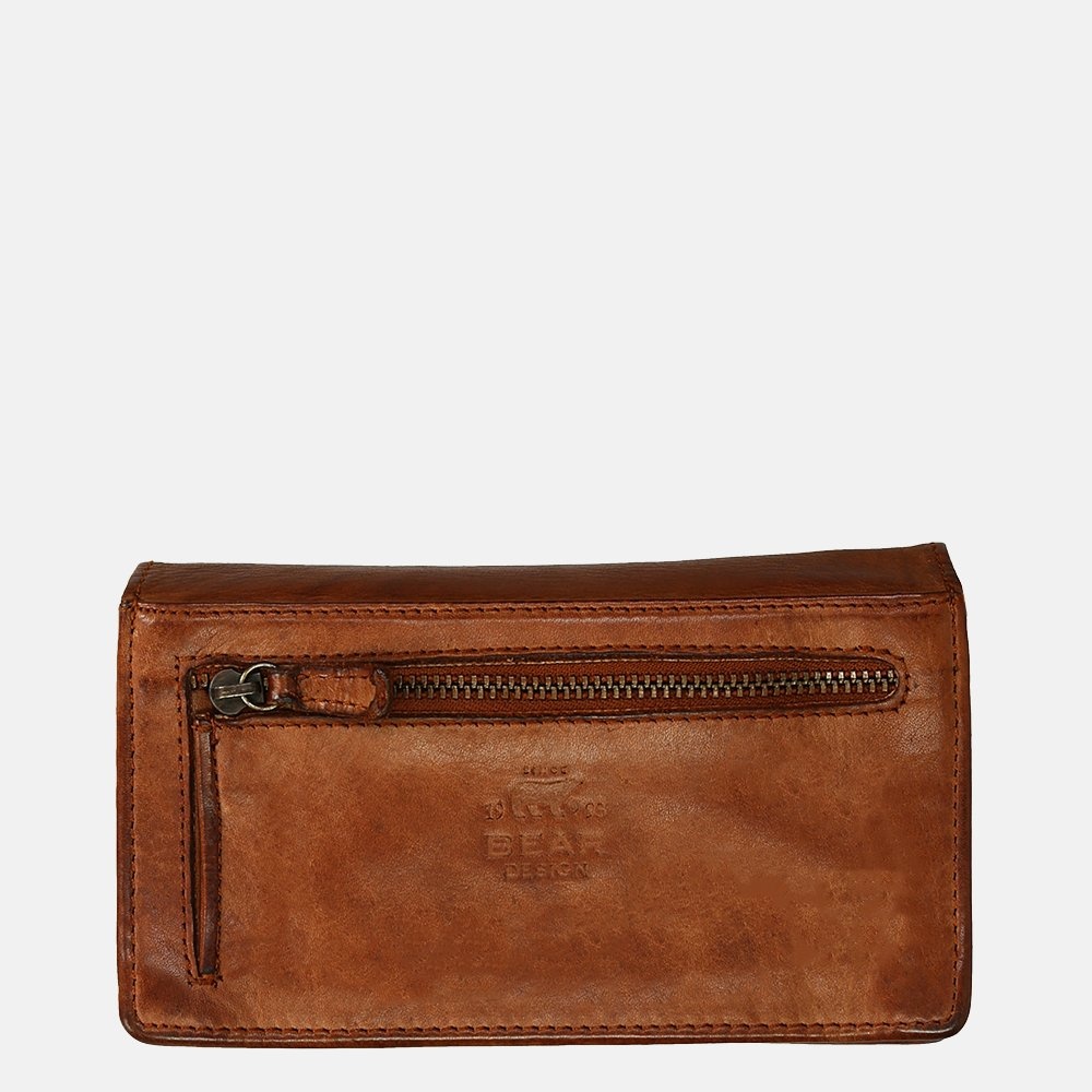 Bear Design Bear Design Emma damesportemonnee cognac