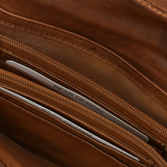 Bear Design Bear Design Emma damesportemonnee cognac