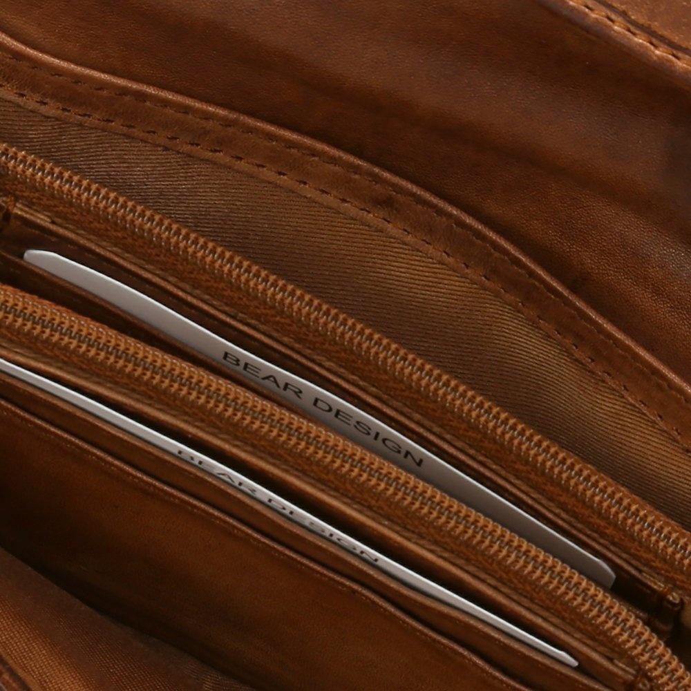 Bear Design Bear Design Emma damesportemonnee cognac