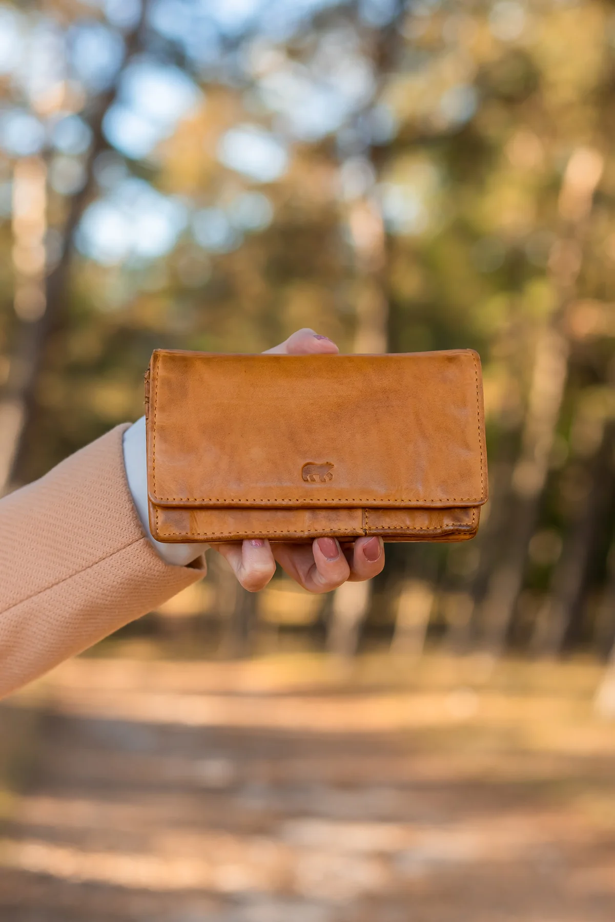 Bear Design Bear Design Emma damesportemonnee cognac