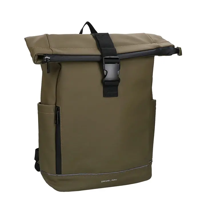 Daniel Ray Daniel Ray Highlands Rolltop L 15.6" laptop-rugtas olive green