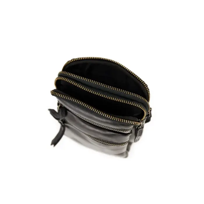 Bear Design Bear Design riem-schoudertasje zwart