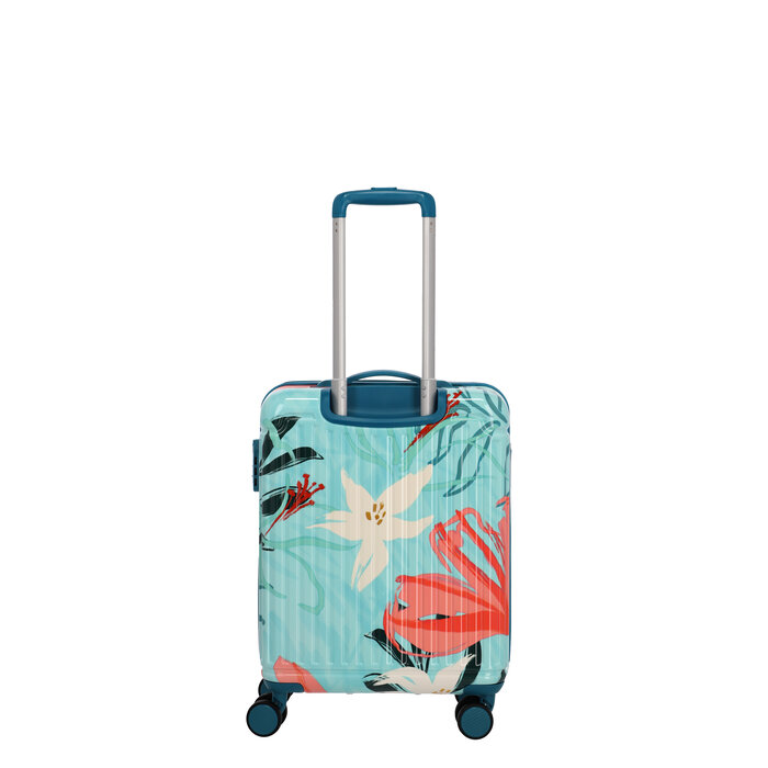 Travelite Travelite Cruise S 4-wiel handbagage trolley tuquoise lelie