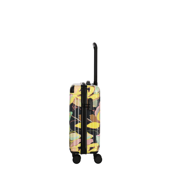 Travelite Travelite Cruise S 4-wiel handbagage trolley geel/orchidee