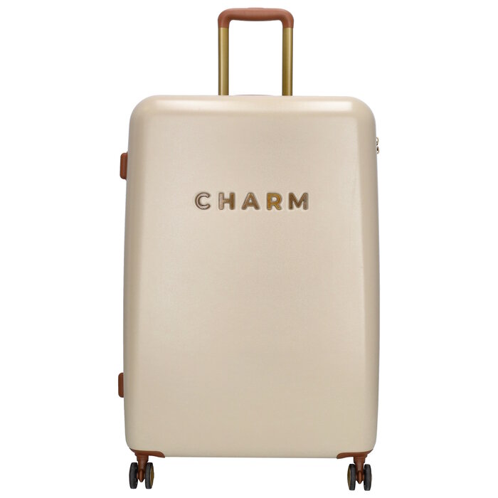 Charm London Charm London Travel 76cm-94L reiskoffer beige