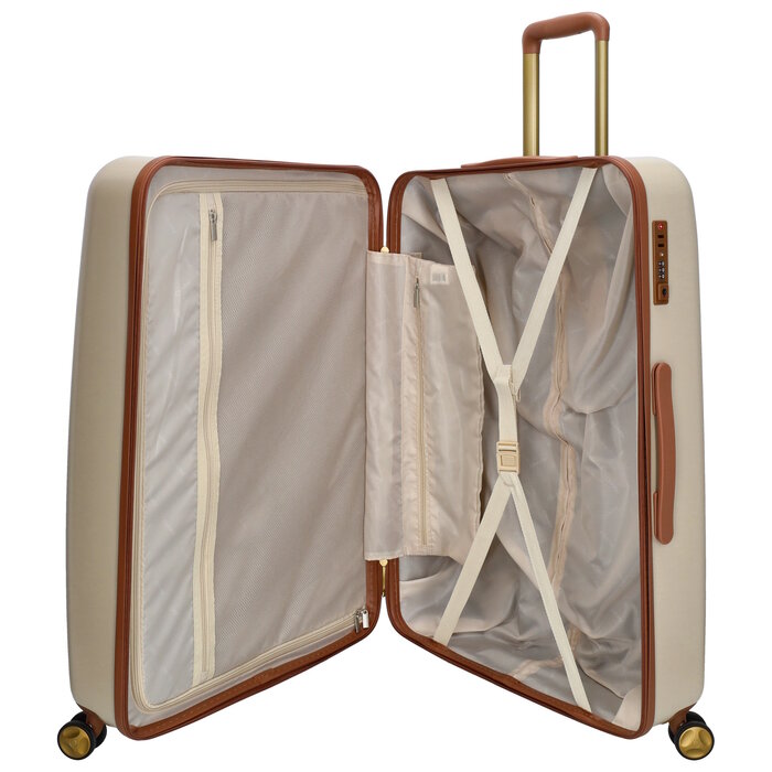 Charm London Charm London Travel 76cm-94L reiskoffer beige