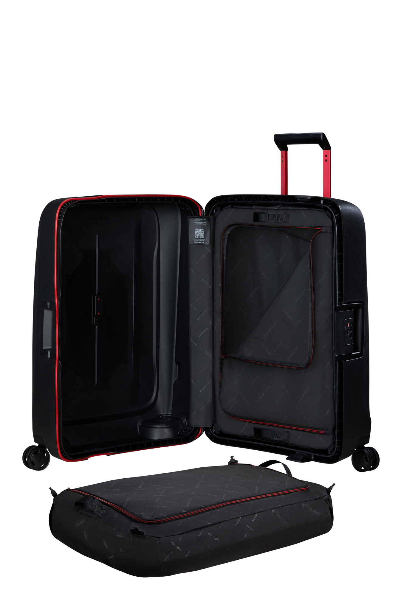 Samsonite Samsonite Essens spinner 69 cm-88 l charcoal/red