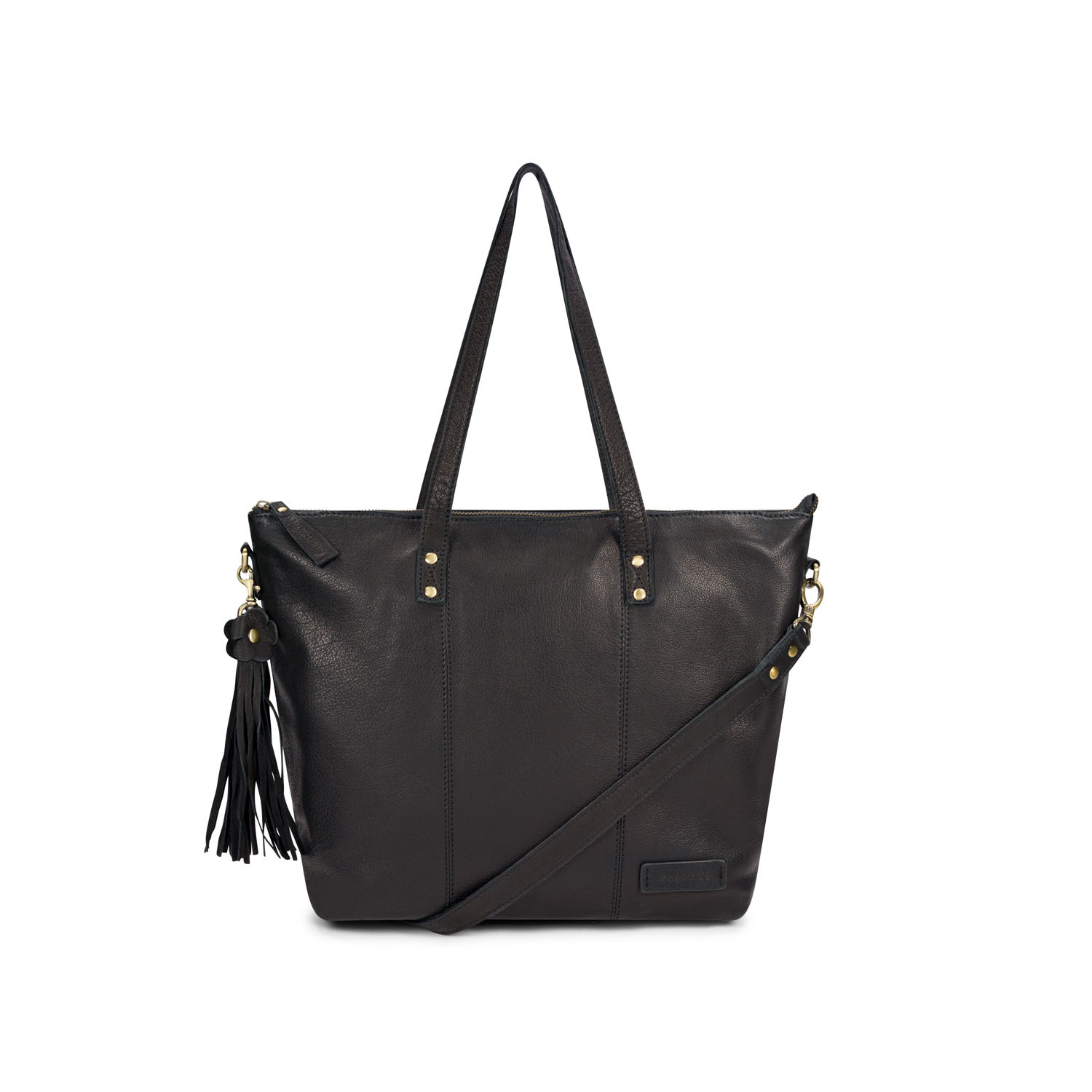 BAG2BAG Bag2Bag Mala leren shopper black