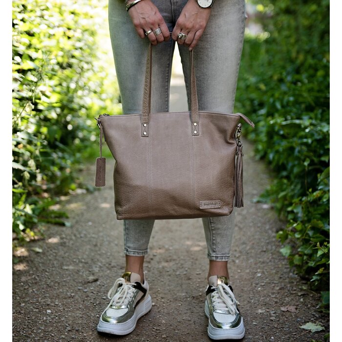 BAG2BAG Bag2Bag Mala leren shopper black