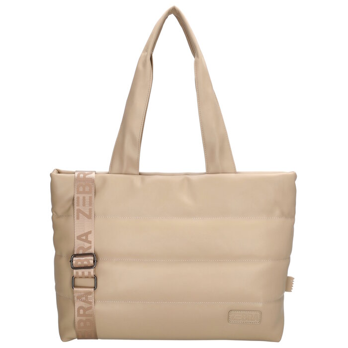 Zebra Trends Zebra Trends Evie 15.6" laptop-shopper light taupe