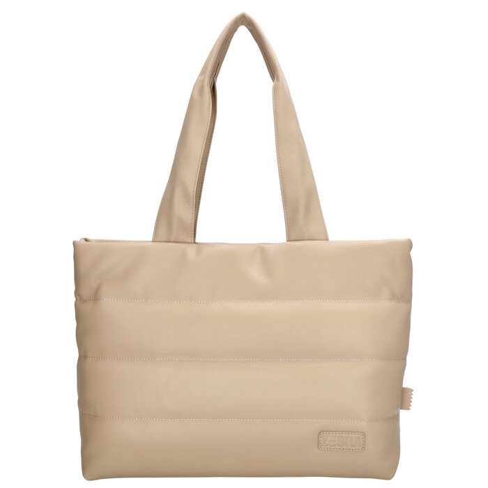 Zebra Trends Zebra Trends Evie 15.6" laptop-shopper light taupe