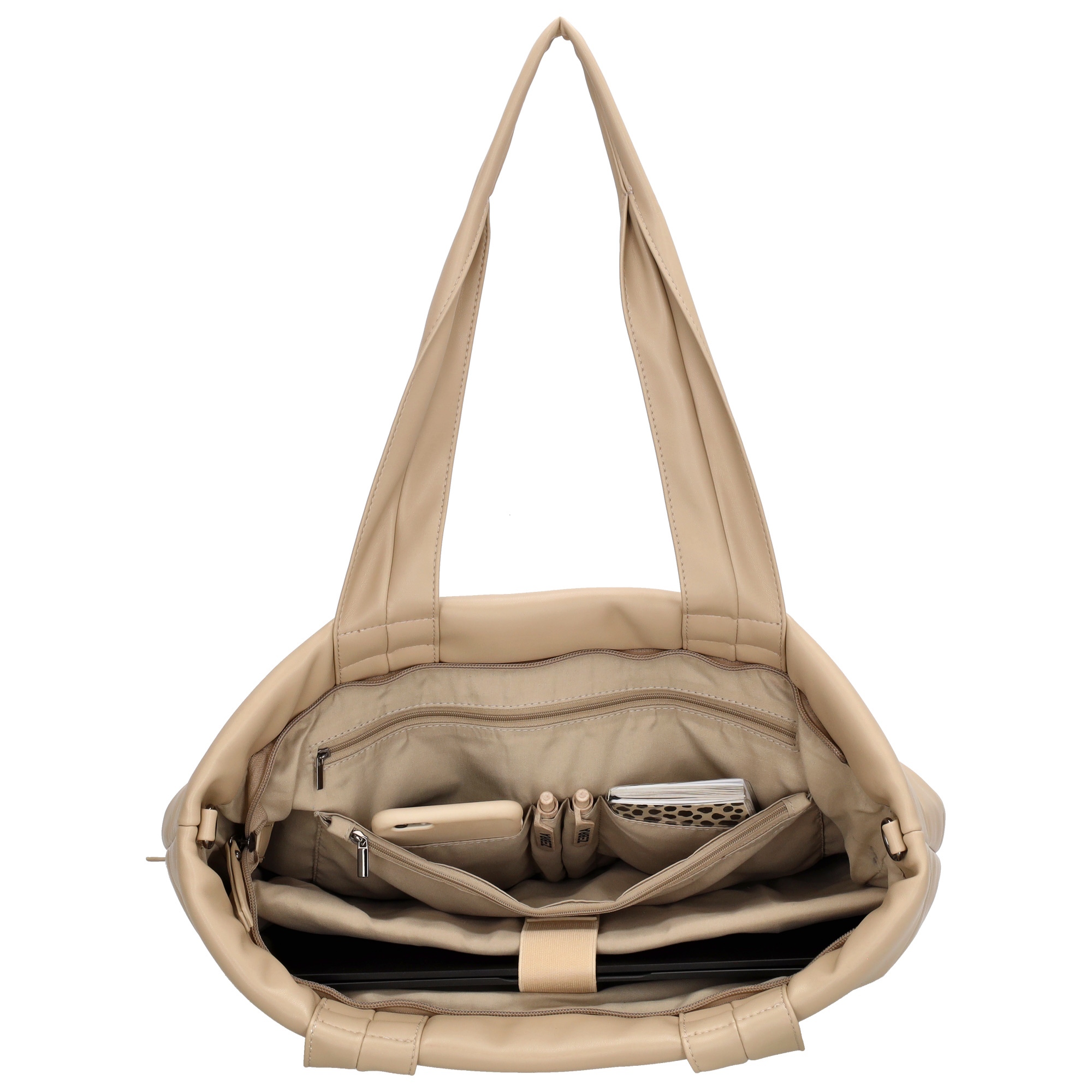 Zebra Trends Zebra Trends Evie 15.6" laptop-shopper light taupe