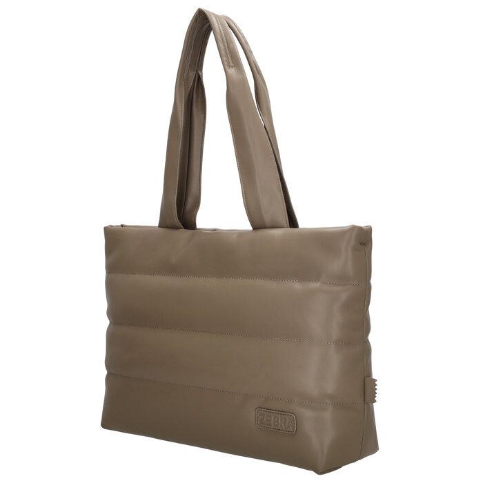 Zebra Trends Zebra Trends Evie 15.6" laptop-shopper taupe