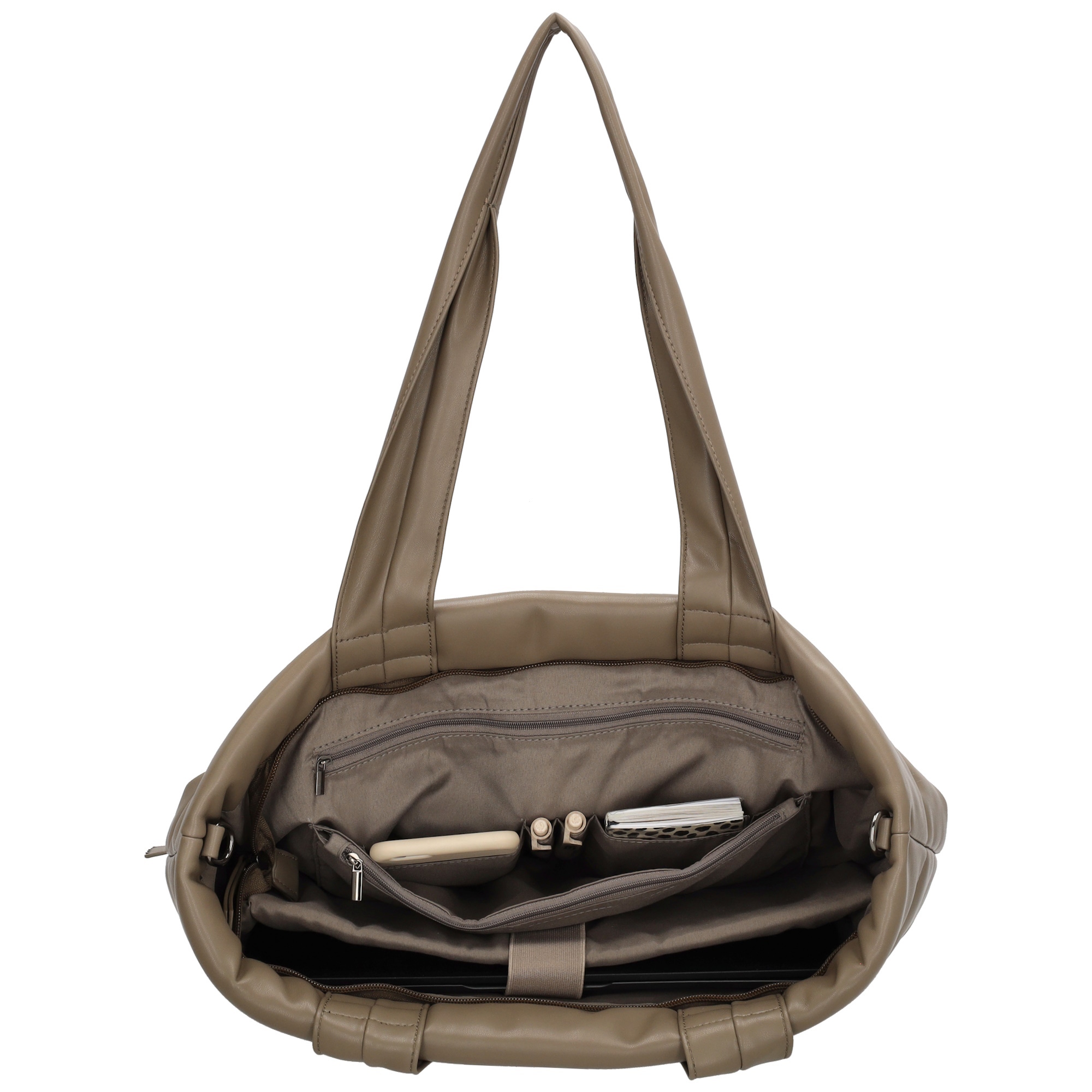 Zebra Trends Zebra Trends Evie 15.6" laptop-shopper taupe