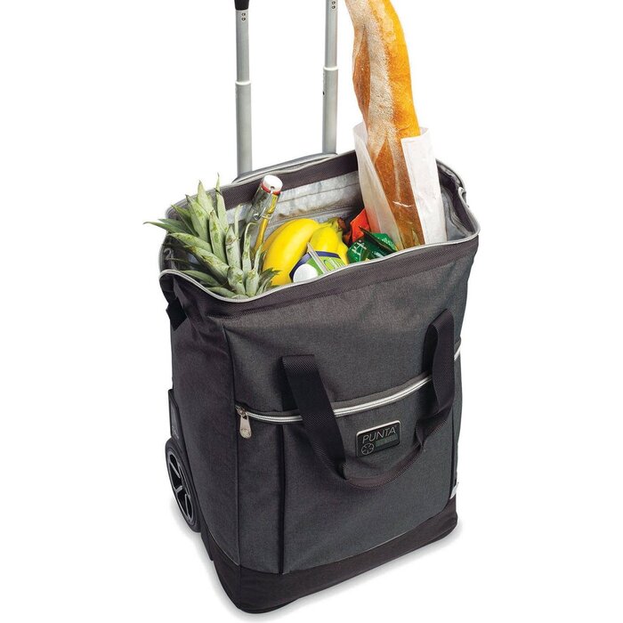 Big Wheel boodschappentrolley donker grijs