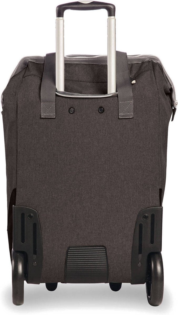 Big Wheel boodschappentrolley donker grijs