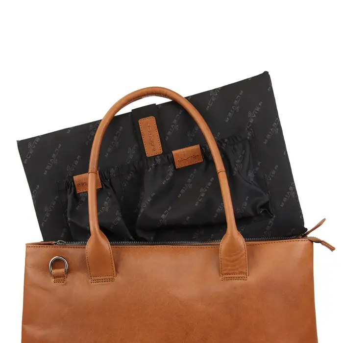 Plevier Plevier Amber 15.6" Laptop-shopper cognac