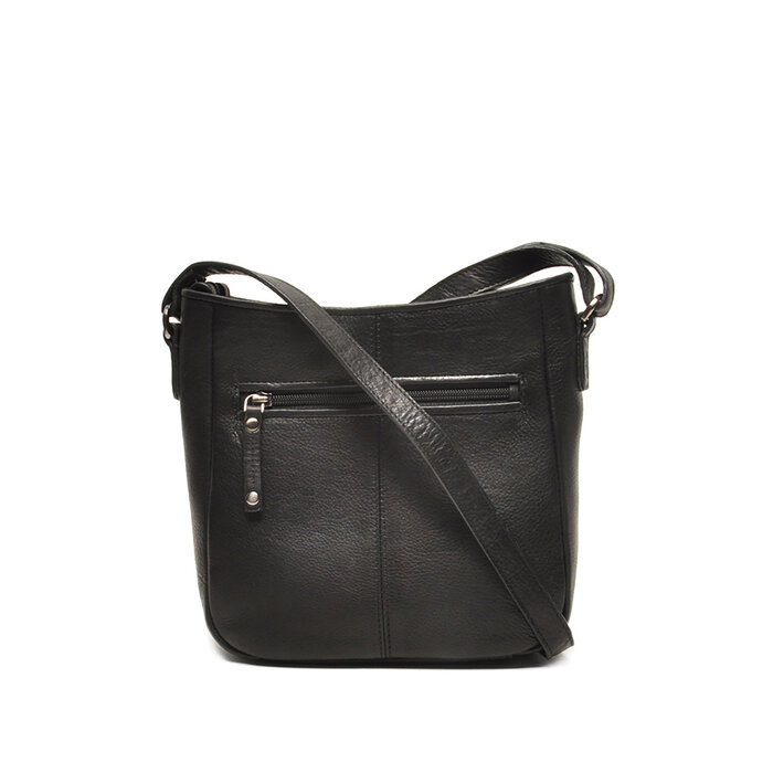 Berba Lucca leren crossbody-tas 335-044 zwart