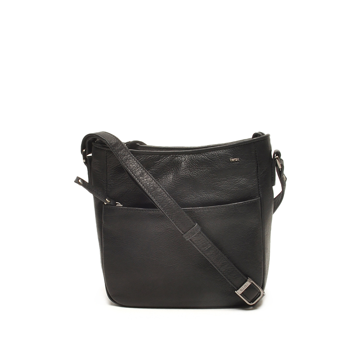 Berba Lucca leren crossbody-tas 335-044 zwart