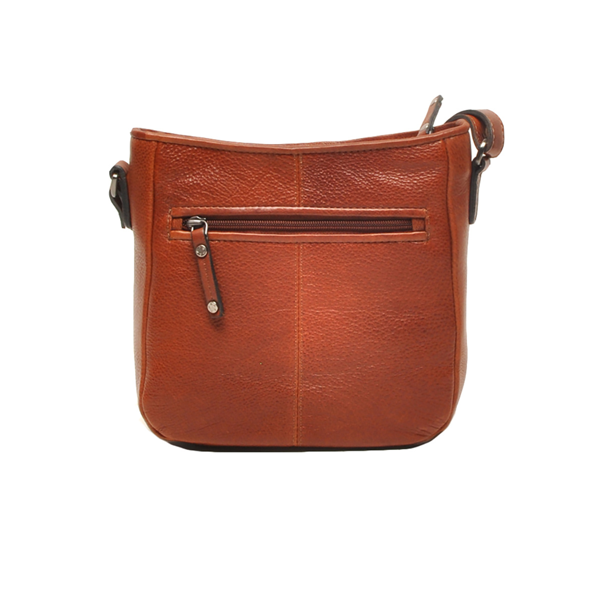 Berba Lucca leren crossbody-tas 335-044 brandy