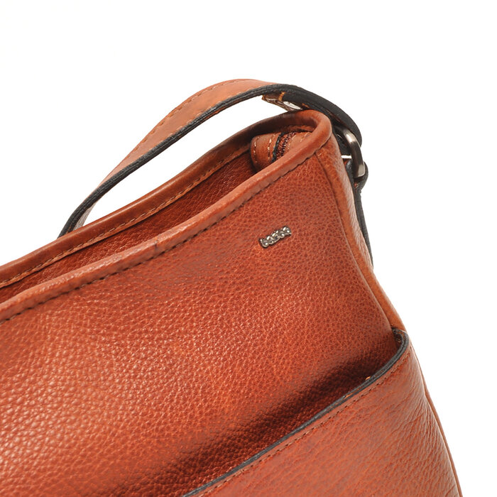 Berba Lucca leren crossbody-tas 335-044 brandy