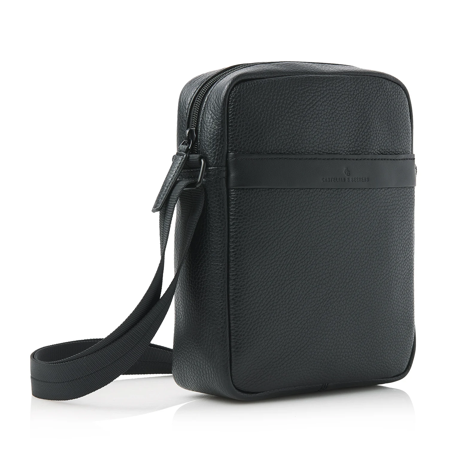 Castelijn en Beerens Onyx Jort Crossbody Medium RFID | zwart
