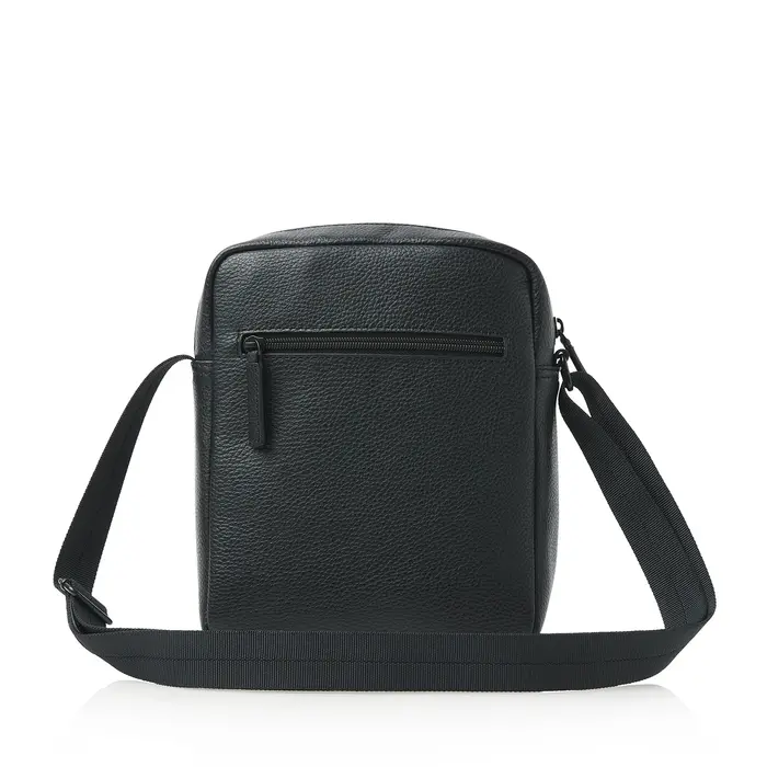 Castelijn en Beerens Onyx Jort Crossbody Medium RFID | zwart