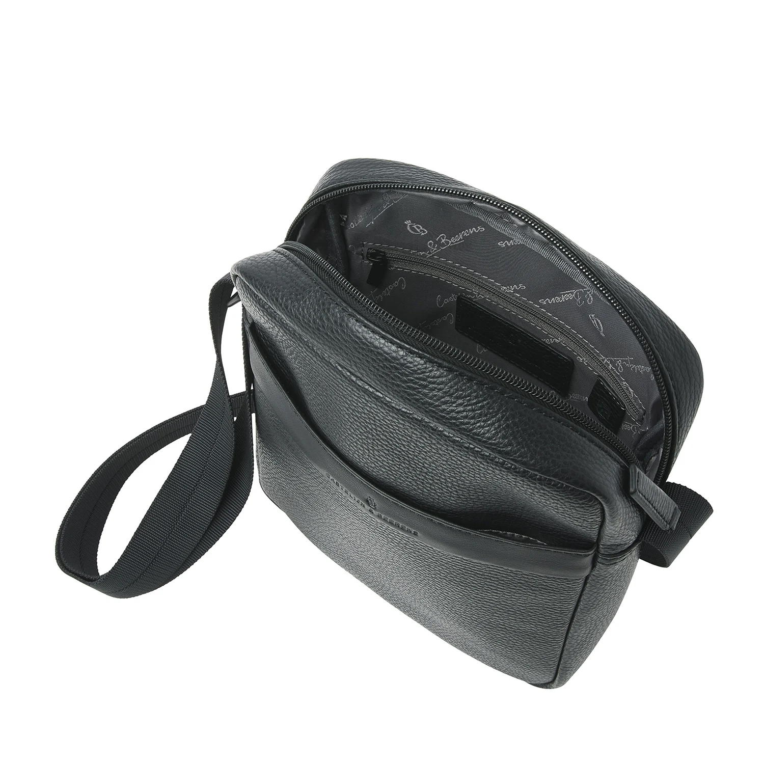 Castelijn en Beerens Onyx Jort Crossbody Medium RFID | zwart