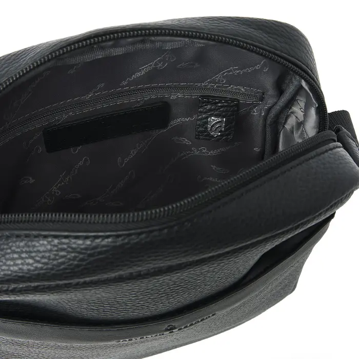 Castelijn en Beerens Onyx Jort Crossbody Medium RFID | zwart
