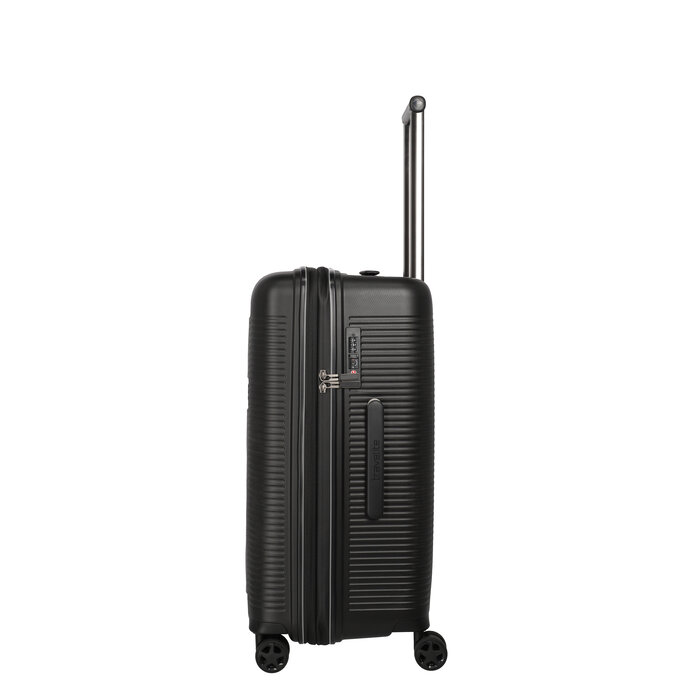 Travelite Travelite Roomer 66CM-66L expandable reiskoffer zwart