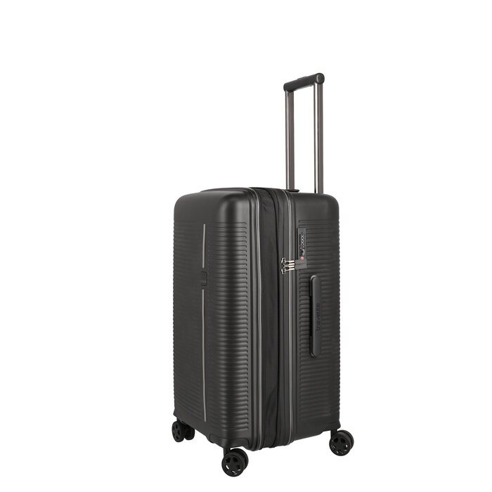 Travelite Travelite Roomer 66CM-66L expandable reiskoffer zwart