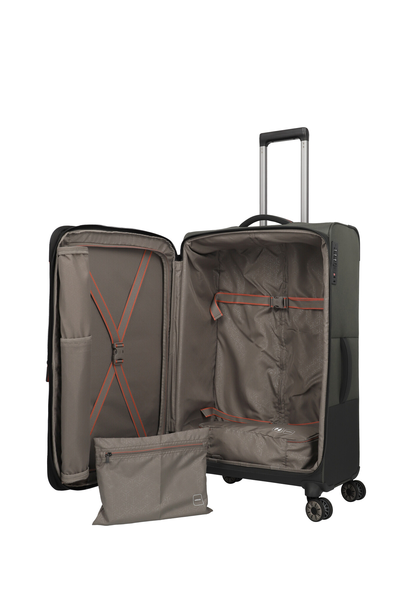 Travelite Travelite Crosslite 5.0 Large 4-wiel trolley olive