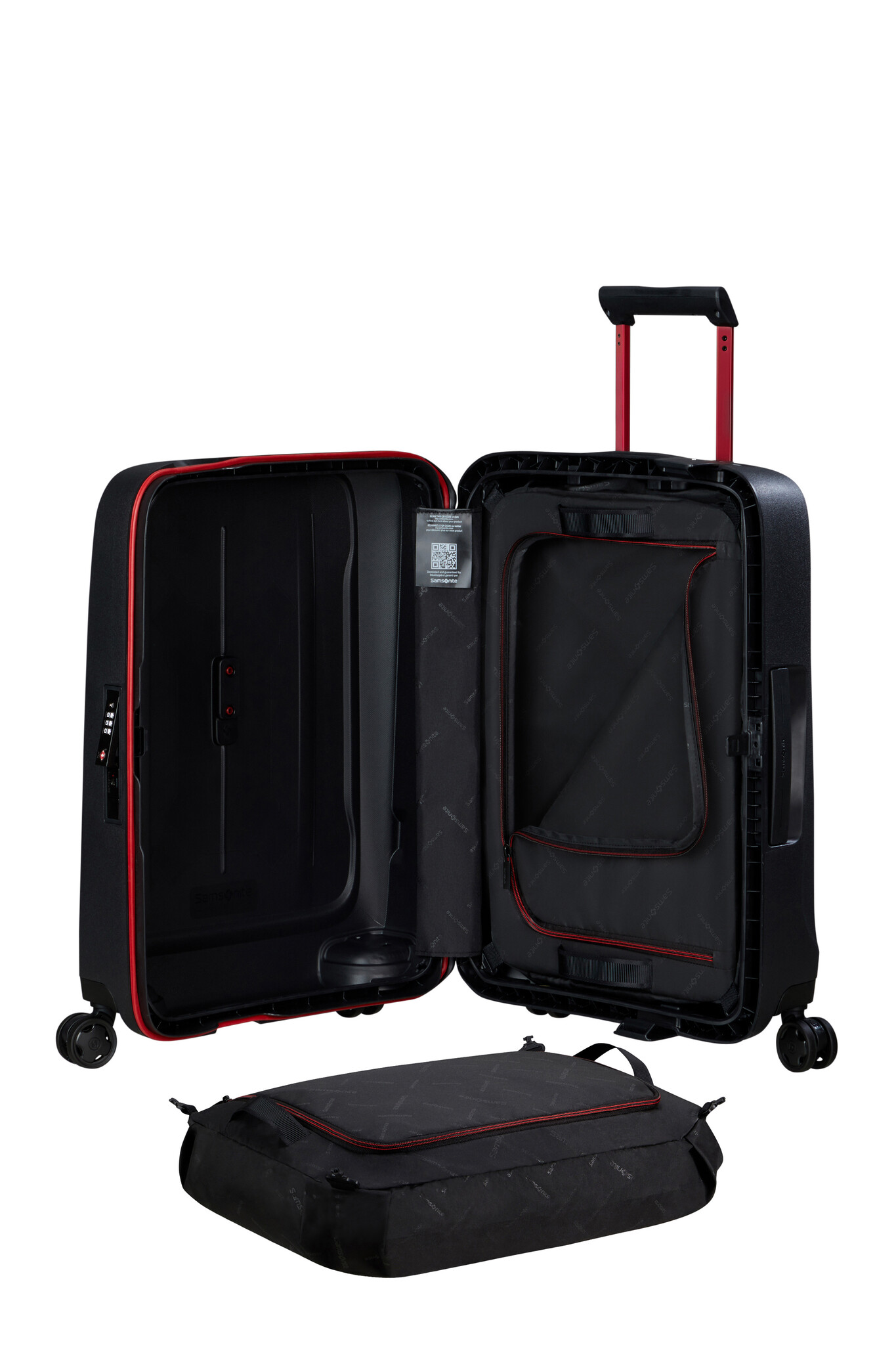Samsonite Samsonite Essens spinner 55cm-39L charcoal/red