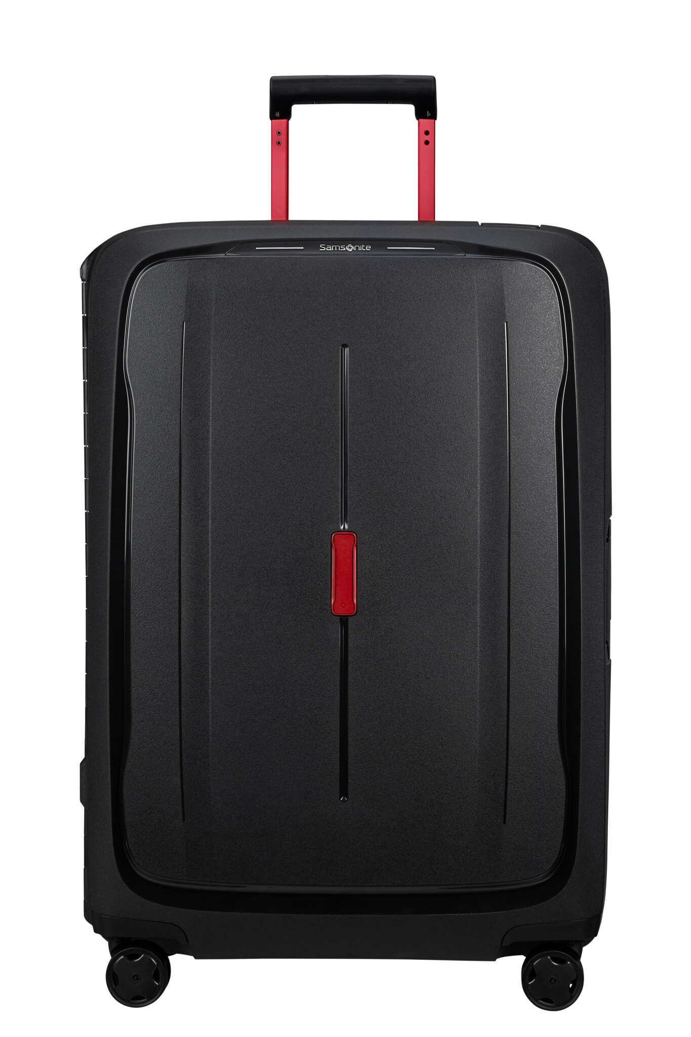 Samsonite Essens spinner 75 cm-111 l charcoal/red - tasenik.nl