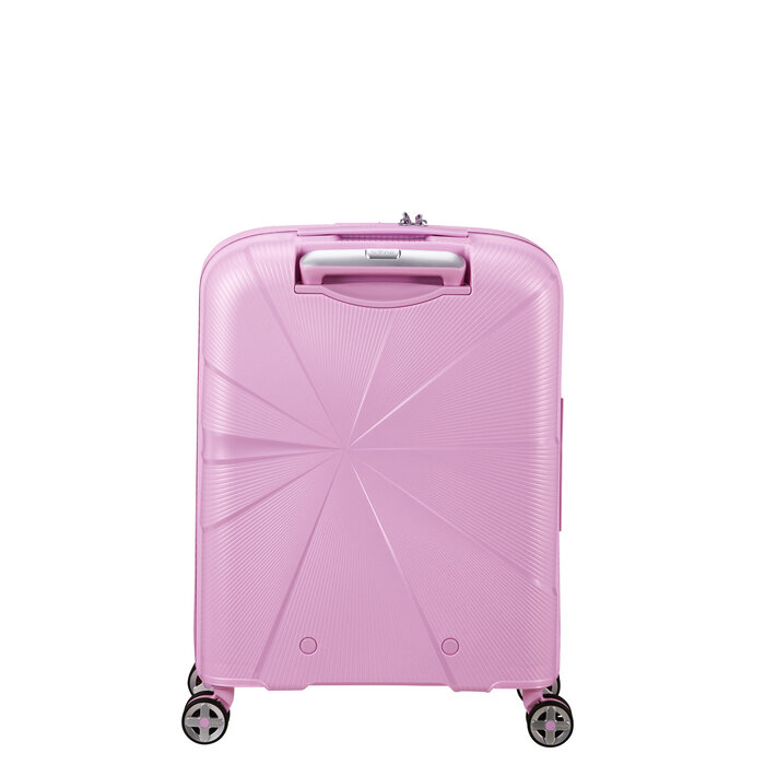 American Tourister AT Starvibe spinner 55cm expandable metallic pastel lavender