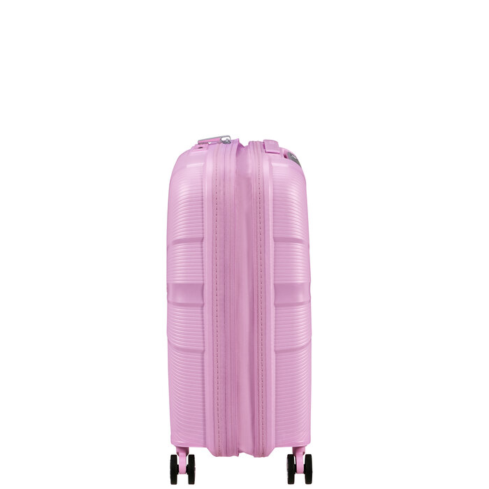 American Tourister AT Starvibe spinner 55cm expandable metallic pastel lavender