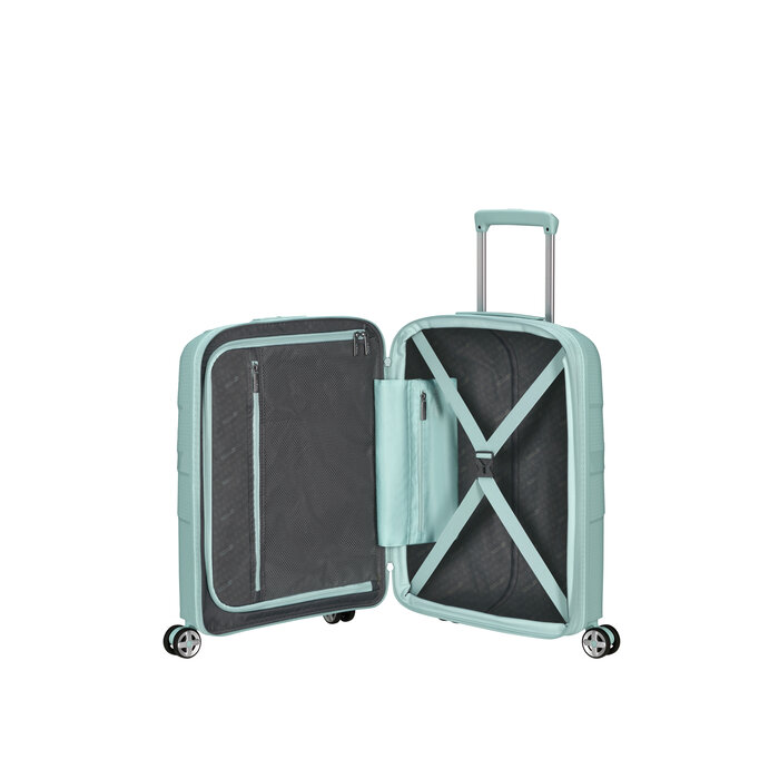 American Tourister AT Starvibe spinner 55cm expandable metallic surf blue