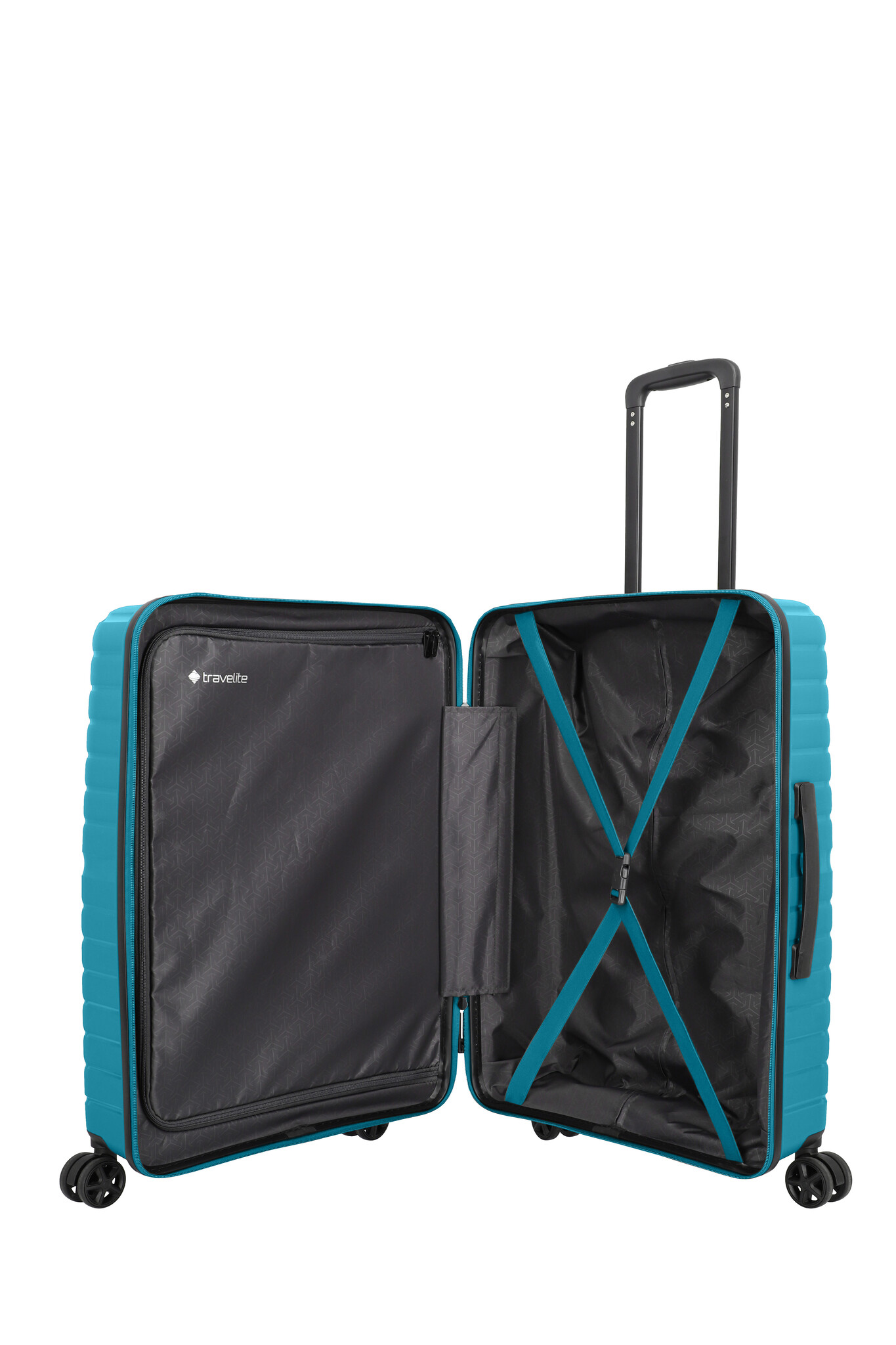 Travelite Trient M 66cm spinner-koffer petrol