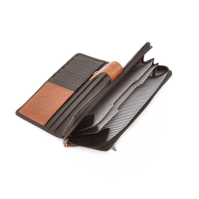 Berba Berba Chamonix 14cc ladies wallet 121-920 chocolate