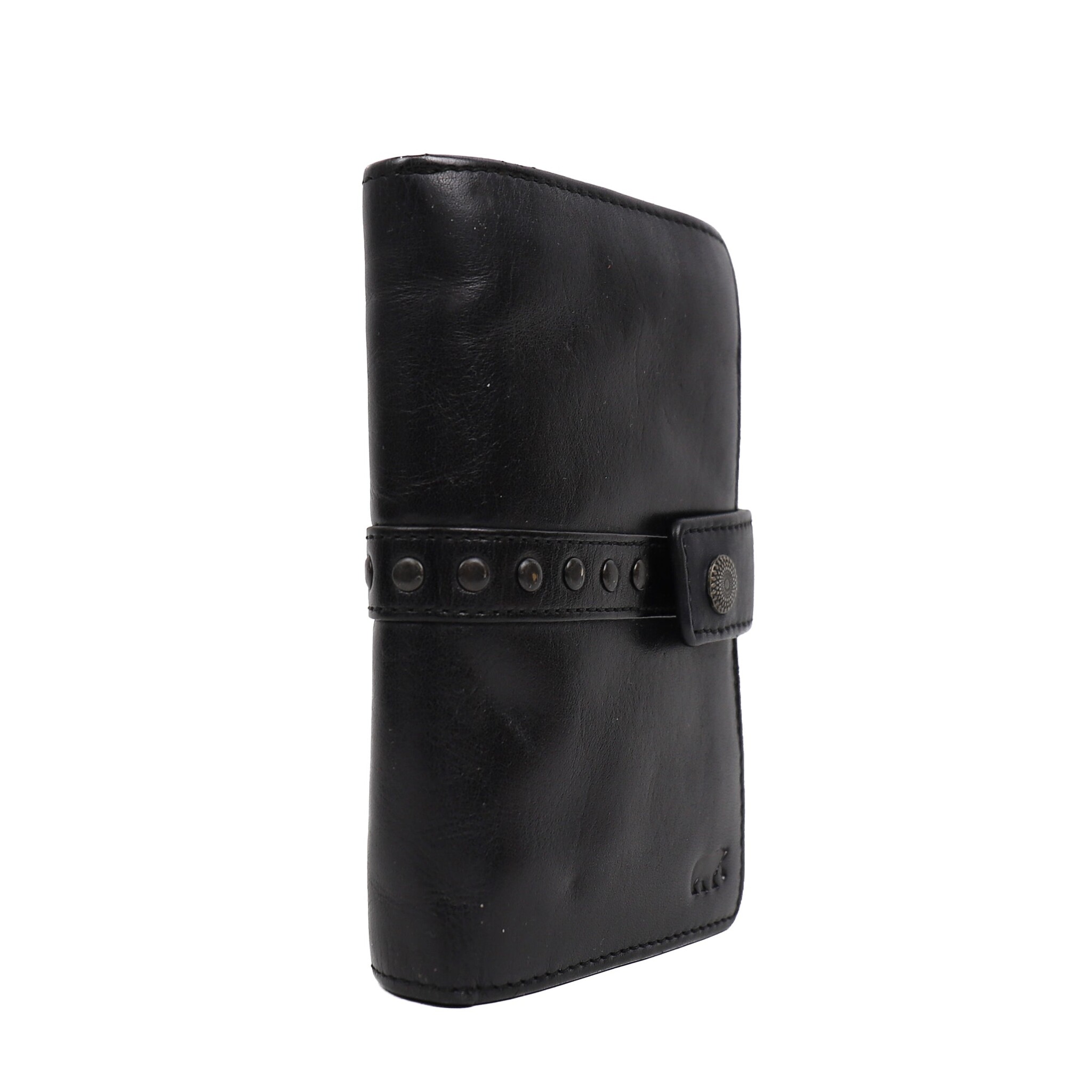 Bear Design Bear Design Sanne ritsportemonnee met studs  zwart