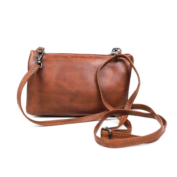 Bear Design Bear Design Uma schoudertasje cognac