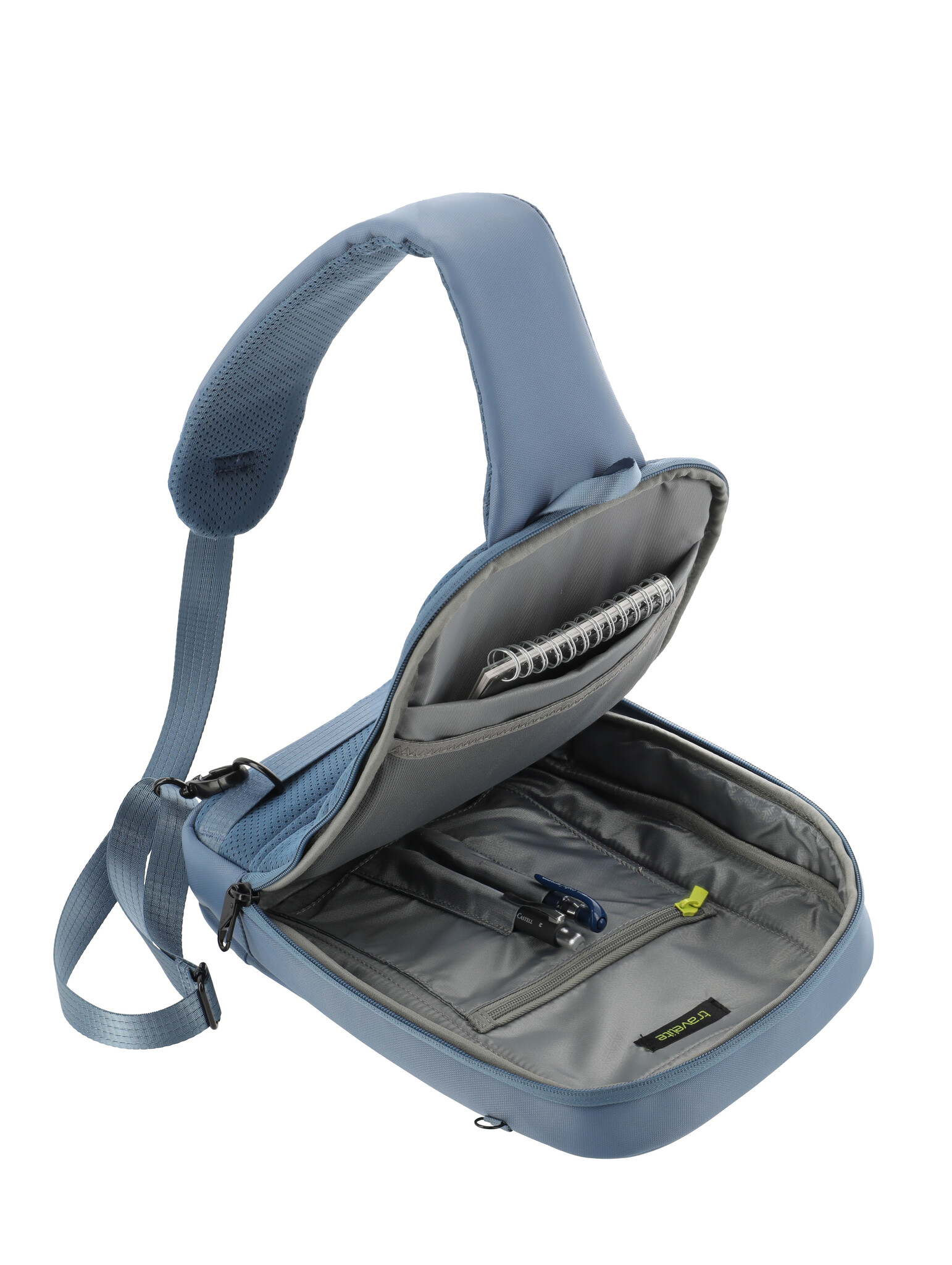 Travelite Travelite Workfloow tablet-cross over denimblue