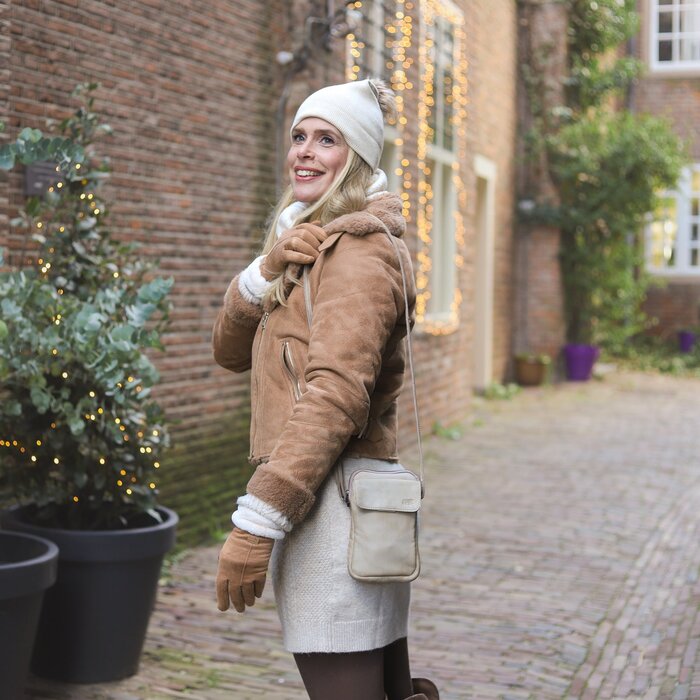 Bear Design Bear Design Igor schoudertasje cognac